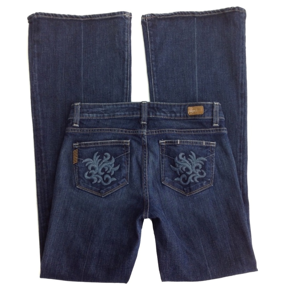 Paige Wide Leg Flare Robertson Jeans Sz 28 - Picture 4 of 8